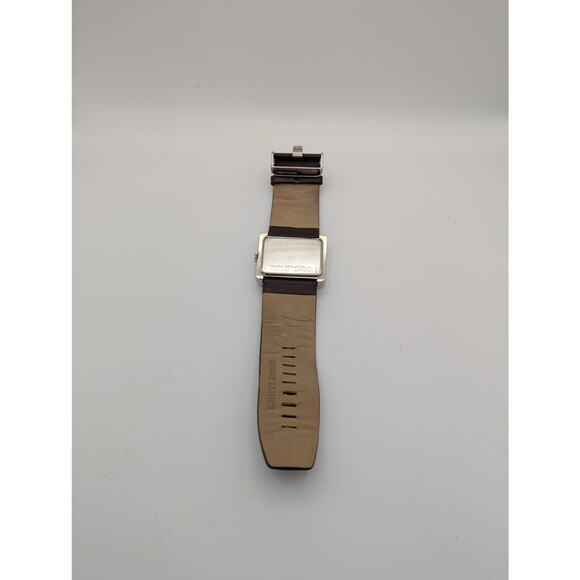 Rockwell Vanessa Leather Watch Embossed Brown Tan Womens Jewelry Wristwatch - Picture 3 of 7